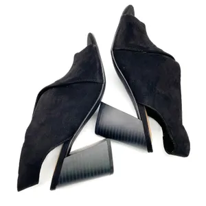 NEW Metaphor Womens 7.5 Stala Sling-Back Block‎ Heel Dress Shoe Open Toe Black thumbnail 6