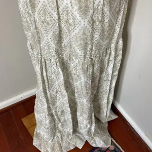 NWT‎ Intermix Orien Silk-Blend Tiered Maxi Dress thumbnail 10