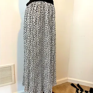 Rachel Zoe Black and White leopard print Skirt sz L thumbnail 4
