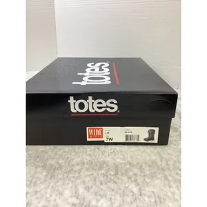 Totes Liz Womens‎ Black Quilted Faux Fur Winter Snow Boots Wide Width 7W New thumbnail 6