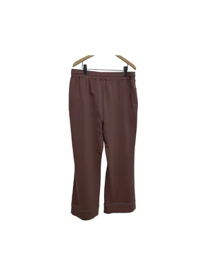 Back in the Saddle Wide Leg Pants Women's Size XL Brown Blue thumbnail 2