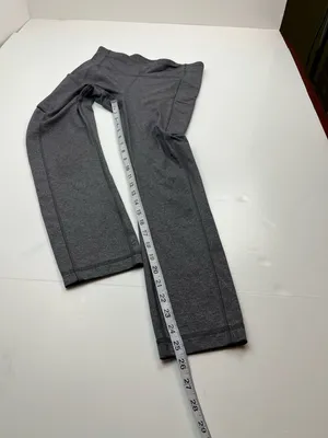 Lululemon Speed Up Tight Legging Heathered Black Grey Gray W5CA2T‎ Womens 6 thumbnail 6