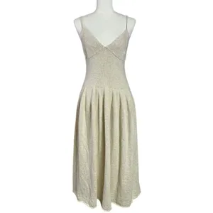 Free People Ethereal Dainty Tula Sweater Midi Dress in Natural Beach Medium thumbnail 5