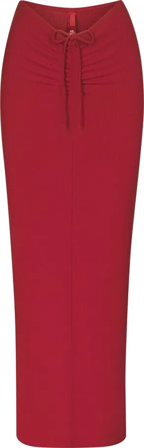 SKIMS Soft Lounge Skirt Ruched thumbnail 2