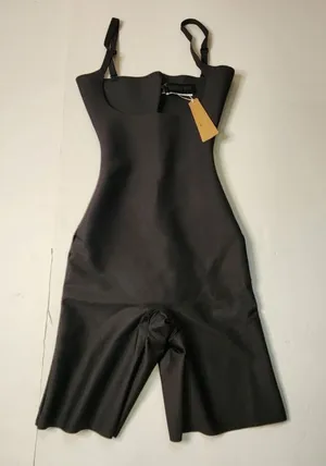 Skims Shapewear Womens XL Onyx Body Core Sculpt Open Bust Mid Thigh (B23) thumbnail 1