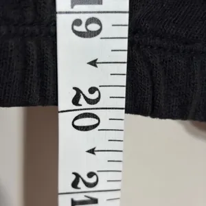 Pink Victoria's Secret Black Love Pink Graphic Cropped Jogger Sweatpants Medium thumbnail 5