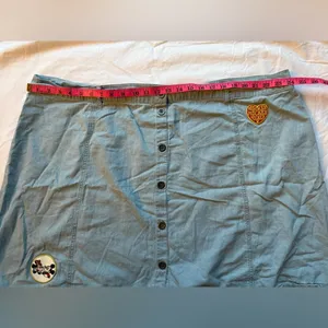 Disney Mickey and Minnie Denim Patch Skirt 3X thumbnail 15