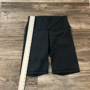 CRZ YOGA Butterluxe Womens Biker Shorts High Waisted Workout Shorts GRAY #131 thumbnail 3