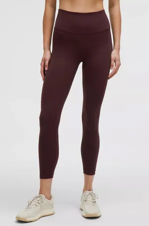 Lululemon Wunder Train High-Rise Tight 25" Size 8 Goodnight Plum NWT Authentic thumbnail 1