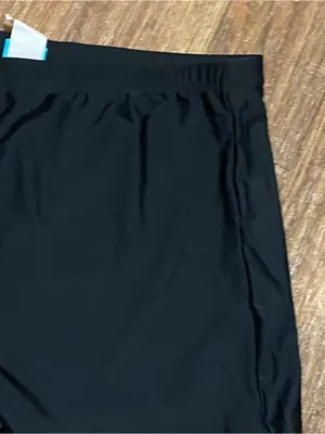 Septangle Womens Size 18 36” Waist Black Swim Shorts Classic Hot Pants New NWOT thumbnail 2