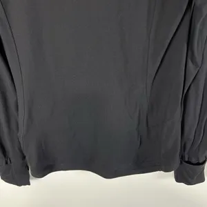 Lululemon Women's Extra Mile Rulu‎ Crew Neck Long Sleeve Top Black Size 6 Yoga thumbnail 6