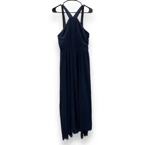 Lulus Air of Romance Navy Blue Sleeveless Formal Maxi Dress‎ Size L thumbnail 3