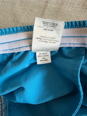 Patagonia Baggies 5” Shorts Bright Blue Women’s Size Small thumbnail 6