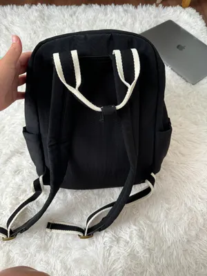Black Mini Backpack thumbnail 3