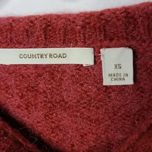 Country Road long sleeve crop alpaca sweater sz XS thumbnail 5