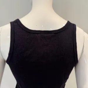 Tory Burch Navy Cotton Tank Top thumbnail 5