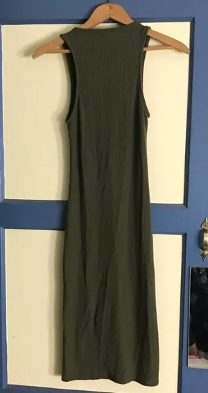 SM streetwear society cotton fitted Bodycon dress thumbnail 5