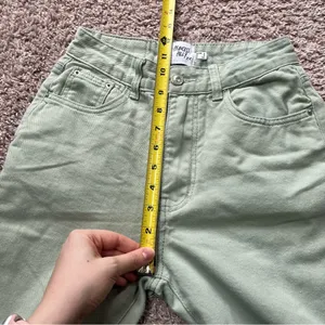 Princess Polly Lester Mom Jeans - Sage Green thumbnail 12