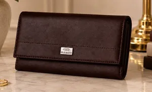 Liz Claiborne Brown Wallet Clutch Organizer Snap Closure thumbnail 1
