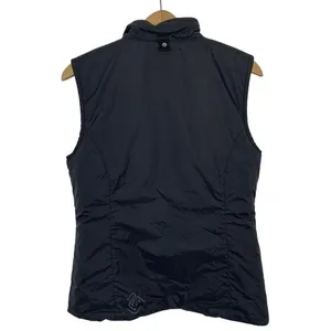 Burton Black Puffer Vest Large Lightweight Outdoor Snowboarding Zip‎ Up Women's thumbnail 5