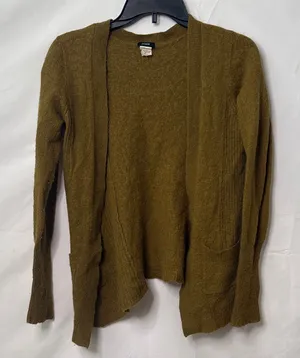 J.Crew open long sleeved cardigan super warm alpaca and wool deep pictures thumbnail 1