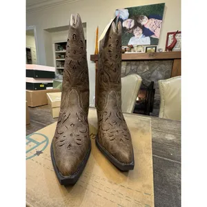 Roper Chloe Snip Toe Cowboy Womens Brown Casual Boots 09-021-1556-0768 Size 8 thumbnail 4