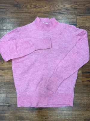 ZARA Pink Wool Alpaca Long sleeves Sweater Sz S thumbnail 1