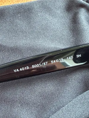 Valentino Women's VA4013 VA/4013 5001/87 Black Fashion Cat Eye Sunglasses 54mm thumbnail 6