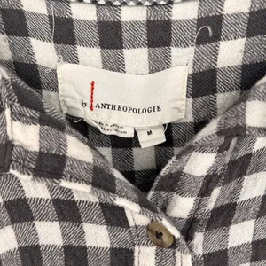 Anthropologie Isadora Shirt Gingham Check Boho Cottage Long Sleeve Women's M‎ thumbnail 5