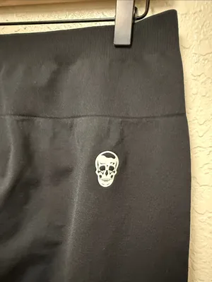 GYMREAPERS Black Infinity Seamless Leggings Size XL thumbnail 12