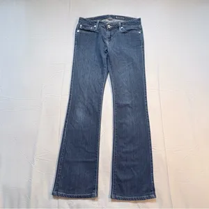 AG Adriano Goldschmied Soft Stretch Bootcut Flare Jeans Made in USA Sz 28💛 thumbnail 12