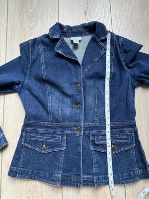 Ann Taylor LOFT Women's Blue Stretch Denim Jean Jacket Size 10 thumbnail 8