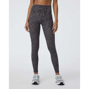 Vuori Daily Legging Womens XL Chia Stucco Abstract Print High Rise Drawstring thumbnail 2