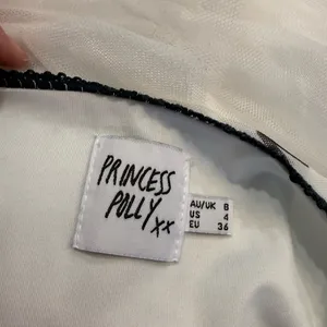 Princess Polly White Graphic Print Mini Slip Dress with Pink & Black Accents thumbnail 4