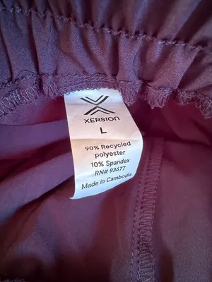 Purple XL Xersion Athletic Shorts with Zipper Pockets thumbnail 6