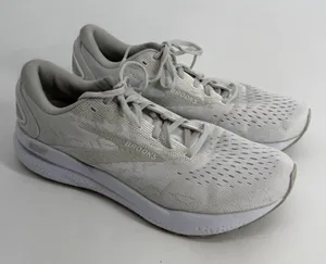 Brooks Ghost 16 Womens Road Running Shoes Silver White Size‎ 11 B thumbnail 1
