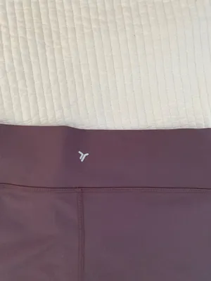 Old Navy burgundy purple flare leggings thumbnail 7