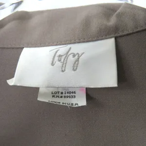 Topy 1990s VIntage Taupe Tan Blazer Jacket Neutral Oversized Large thumbnail 7