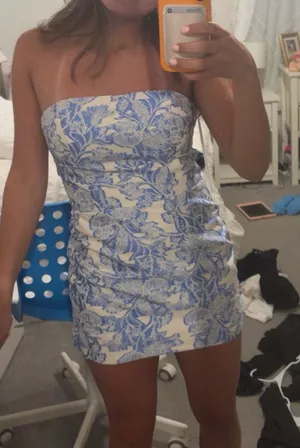 Hoco dress Blue thumbnail 2