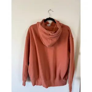Nike Hoodie Center Logo Vintage Y2K Baggy Sun Faded Light Orange Size Small thumbnail 3