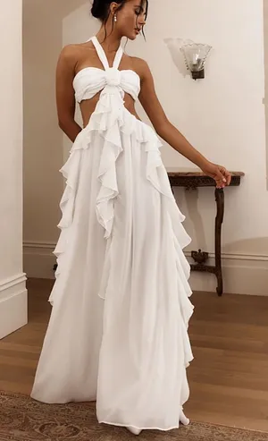 Santiago cut out Dress selfie Leslie thumbnail 1