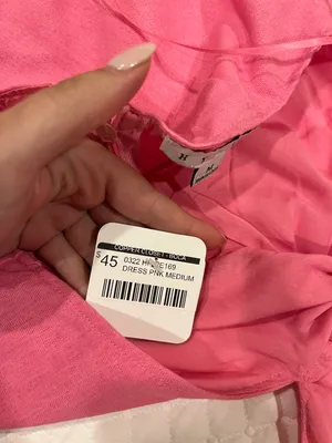 Pink Linen Dress Size M thumbnail 6