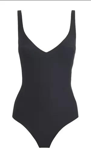 Skims Body Plunge Bodysuit Onyx Large NWT SOLD OUT thumbnail 1