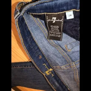 7 for all mankind The Skinny Jeans Sz 26 thumbnail 9