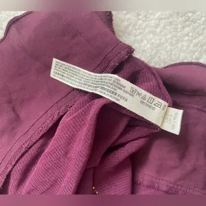 Free People Turn It On Camisole in Plum Vetiver Bloom Cropped Sequin Top Sz S thumbnail 10