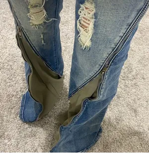 Cider High Waist Zipper Jeans thumbnail 3
