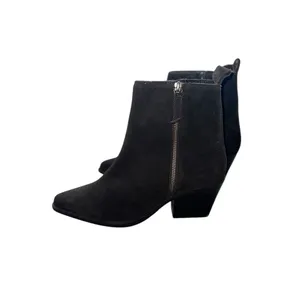 Nwt House Of Harlow Dark Brown Suede/Leather Ankle Boots thumbnail 3