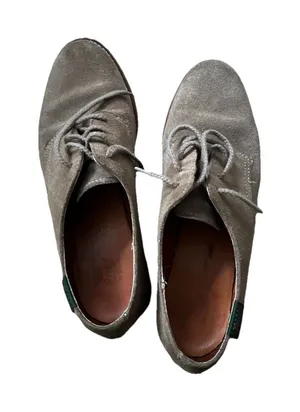 GH Bass Women’s Denise Buc Oxfords Shoes Size 8M Tan Taupe Suede Lace Up thumbnail 1