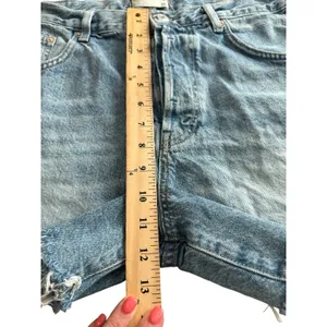 We The Free‎ People Women's Size 30 High Rise Denim Shorts Button Fly #GG4-5 thumbnail 9