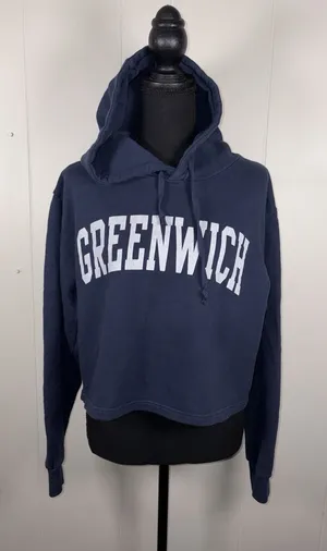 greenwich‎ john galt cropped sweatshirt navy os brandy melvill thumbnail 1
